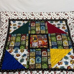 Charming Harry Potter Handmade Quilt with House Crest